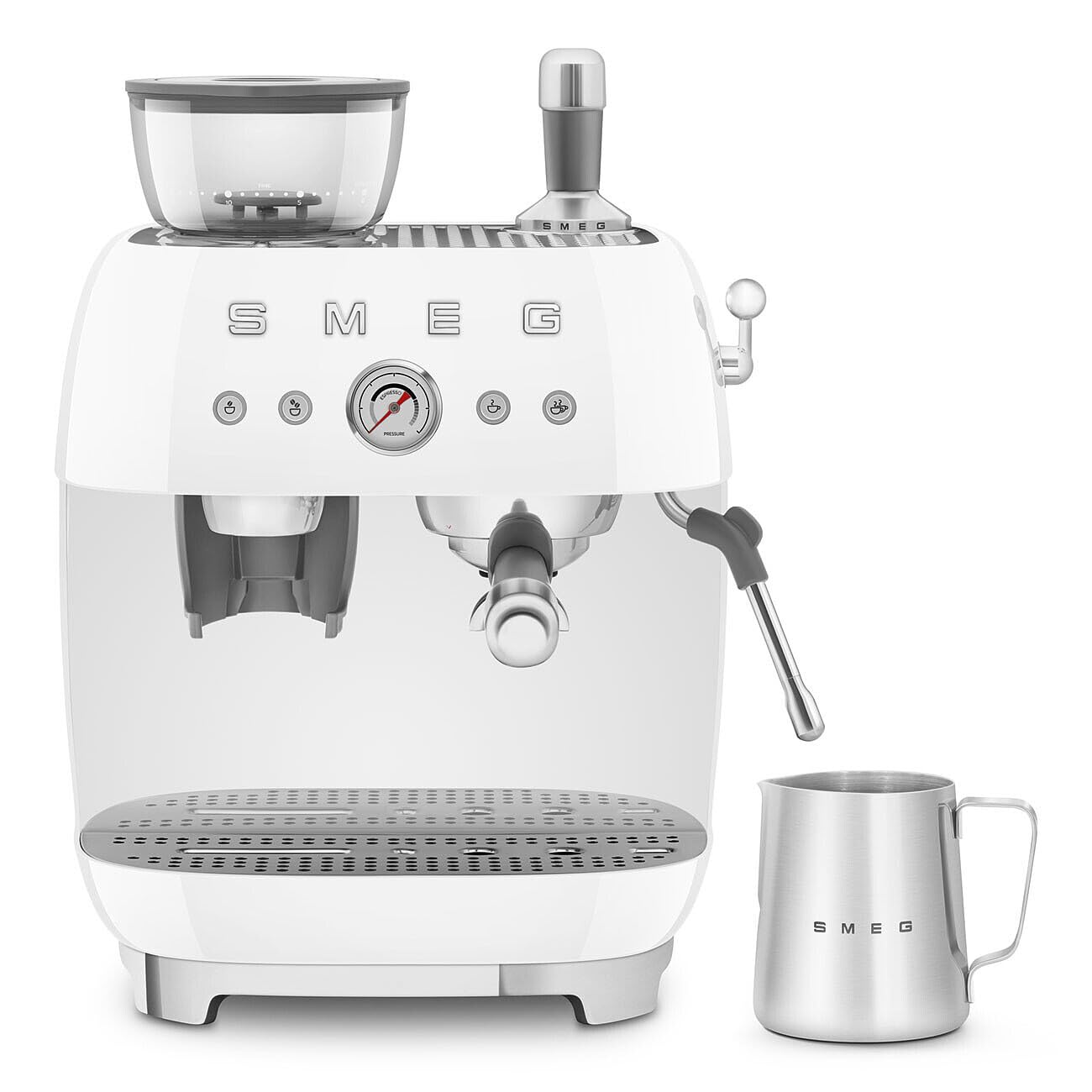 Amazon.com: Smeg EGF03 Semi-Automatic Espresso Machine with Built